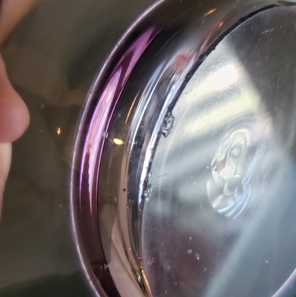 Handblown Lovely Lavender Purple Glass Art Deco Mid-Century Bowl Holiday Gift - Picture 6 of 8